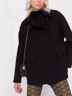 Versace manteau à simple boutonnage