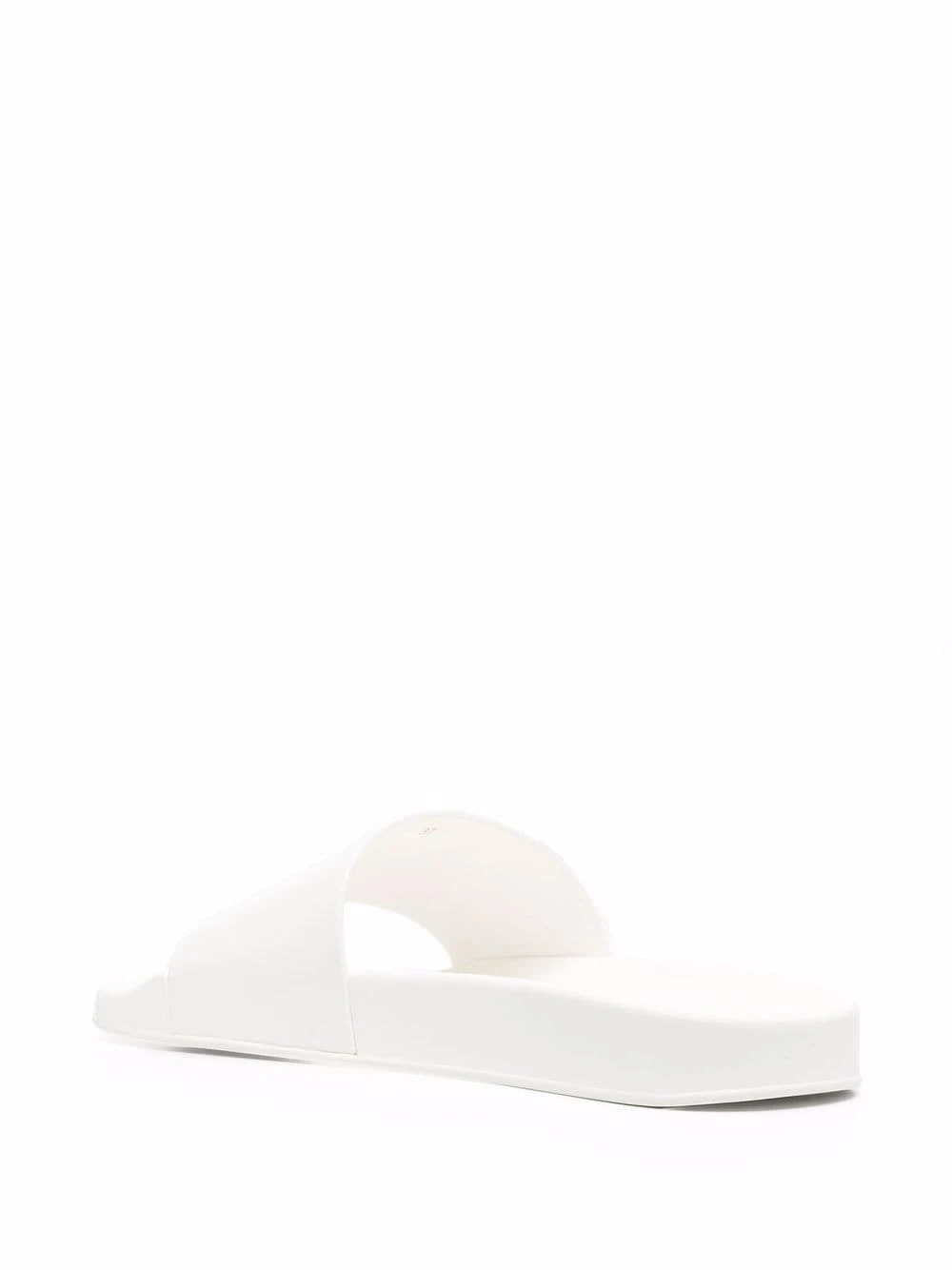 Versace Remise En Ligne Claquettes à logo imprimé tongs & claquettes femme 5 Versace claquettes à logo imprimé