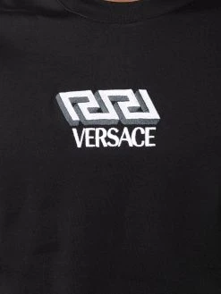 Versace t-shirt en coton à logo imprimé