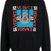 Versace hoodie à logo imprimé