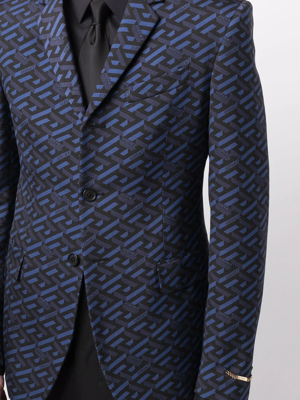 Prix Refroidis Versace Blazer à imprimé La Greca blazers homme 7 Versace blazer à imprimé La Greca