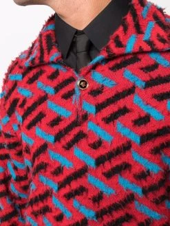 Versace pull La Greca en maille