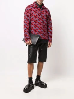 Versace pull La Greca en maille