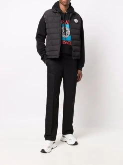 Versace veste matelassée à patch logo