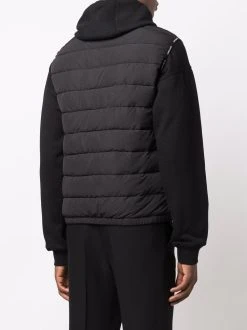 Versace veste matelassée à patch logo