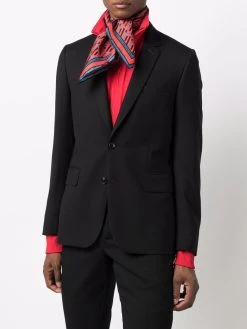 Versace écharpe en soie à logo imprimé