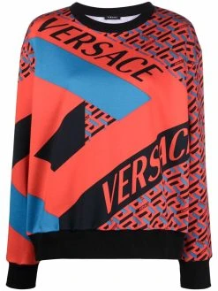 Versace sweat à imprimé La Greca