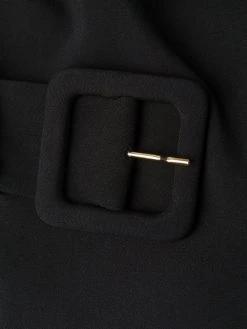 Versace robe ceinturée à design sans manches