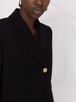 Versace blazer croisé à plaque Medusa
