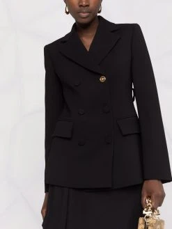 Versace blazer croisé à plaque Medusa