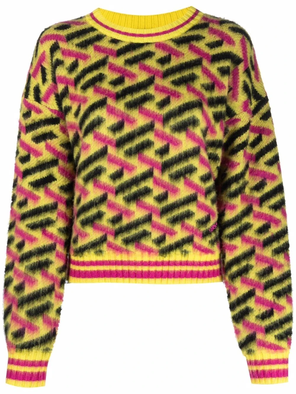 Versace Prix Exclusifs Pull à motif monogrammé pulls femme 3 Versace pull à motif monogrammé