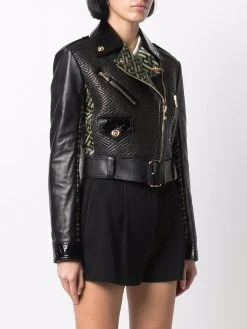 Versace veste de moto La Greca