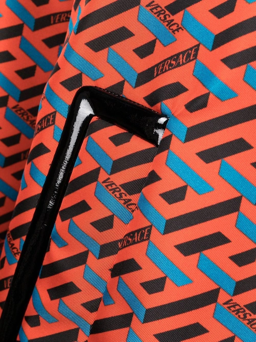 Versace excellente qualité Manteau à motif La Greca manteaux à simple boutonnage femme 9 Versace manteau à motif La Greca