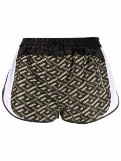Versace short à motif géométrique
