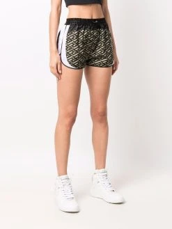 Versace short à motif géométrique