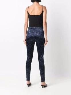 Versace legging à imprimé La Greca