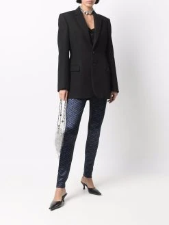 Versace legging à imprimé La Greca