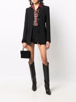 Versace chemise La Greca en soie