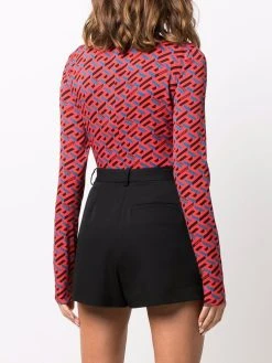 Versace body La Greca à imprimé monogrammé