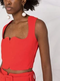 Versace haut Cady crop