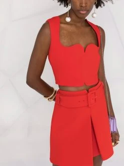 Versace haut Cady crop