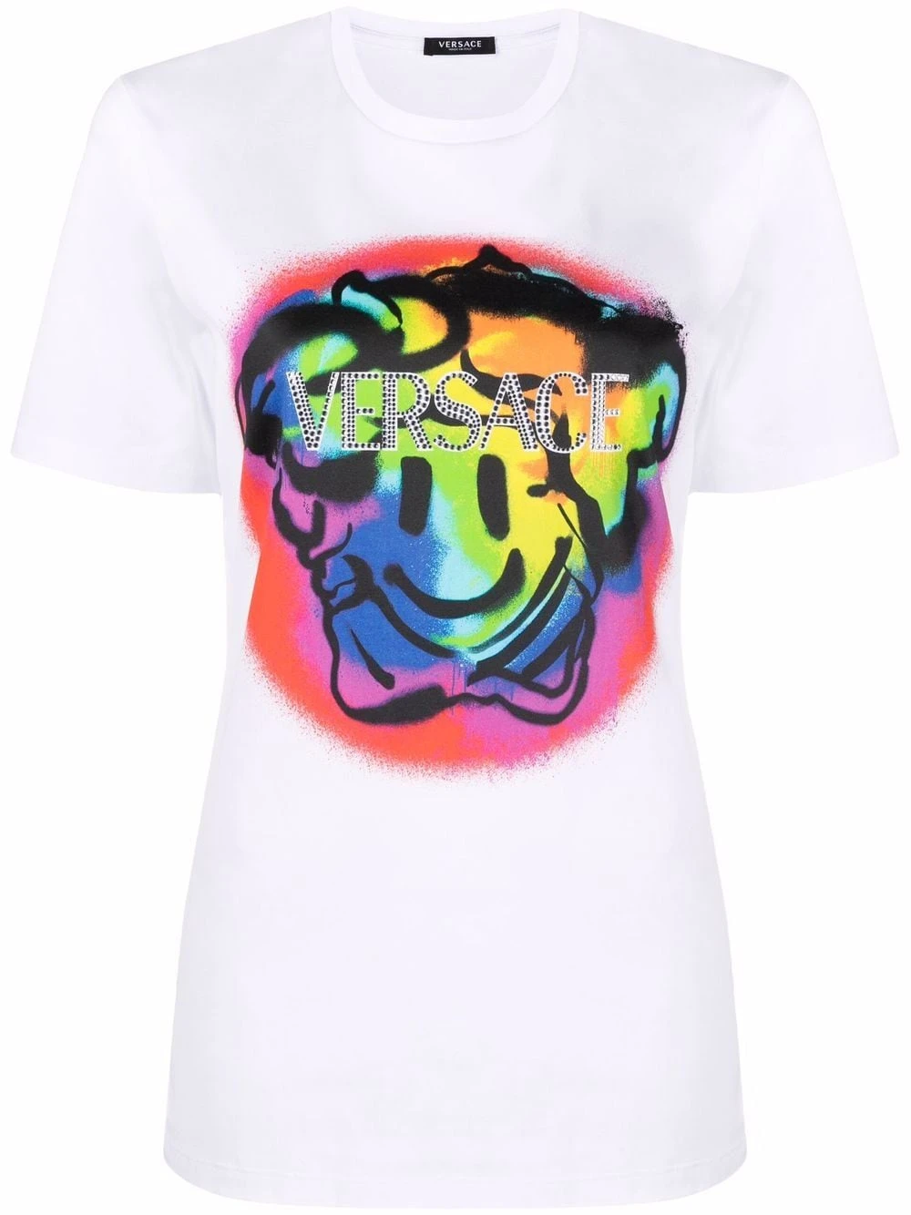 Prix Équitable Versace T shirt à imprimé graphique t-shirts & jerseys femme 3 Versace t-shirt à imprimé graphique
