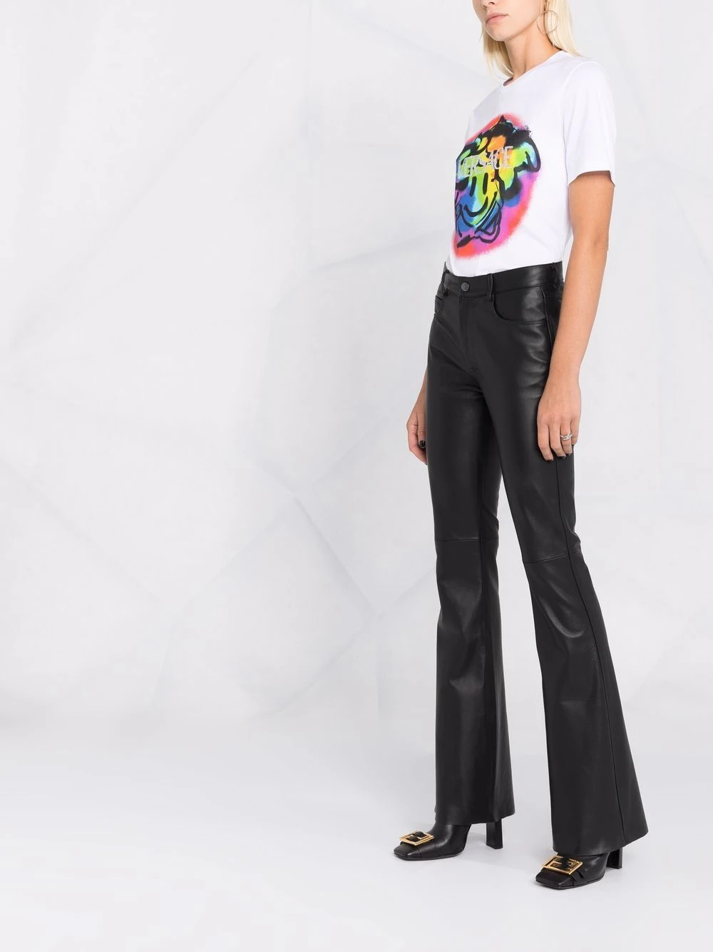 Prix Équitable Versace T shirt à imprimé graphique t-shirts & jerseys femme 6 Versace t-shirt à imprimé graphique