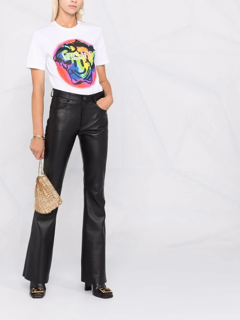 Prix Équitable Versace T shirt à imprimé graphique t-shirts & jerseys femme 4 Versace t-shirt à imprimé graphique