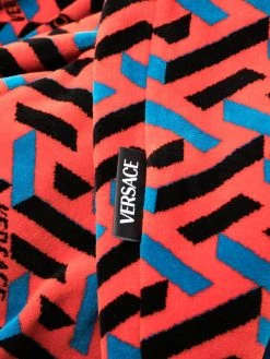 Versace pantalon de jogging à imprimé La Greca