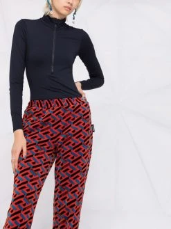 Versace pantalon de jogging à imprimé La Greca