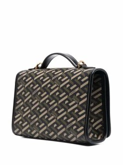 Versace sac porté épaule La Greca Signature