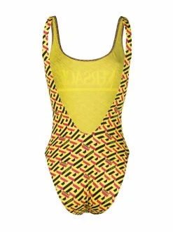 Versace maillot de bain à imprimé géométrique