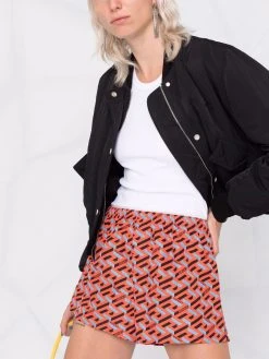 Versace short de bain à motif La Greca