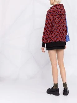 Versace hoodie à imprimé La Greca