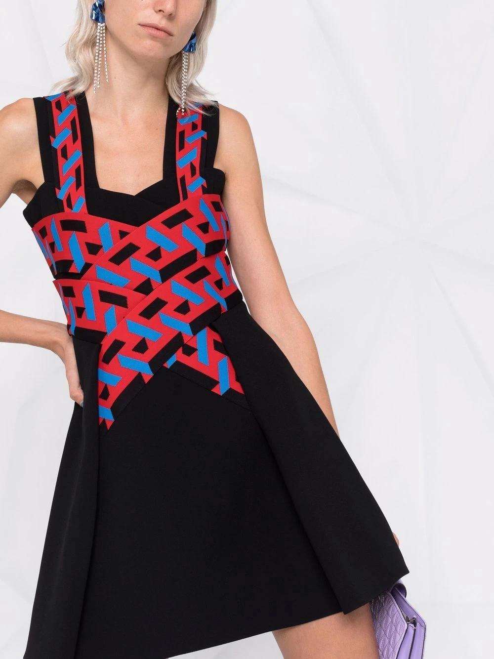 Prix d’Amis Versace Robe La Greca courte sans manches robes de soirée & robes de cocktail femme 5 Versace robe La Greca courte sans manches