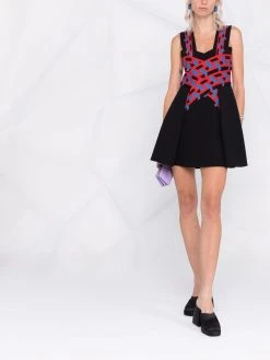 Versace robe La Greca courte sans manches