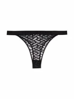 Versace string à effet de transparence