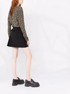 Versace Pull imprimé La Greca à col v Prix Légers pulls femme 11 Versace pull imprimé La Greca à col v