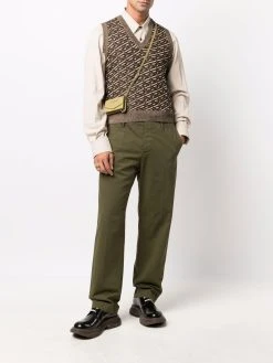 Versace débardeur en maille à motif La Greca