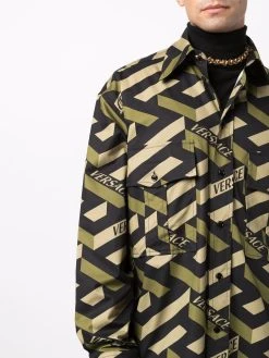 Versace chemise La Greca imprimée