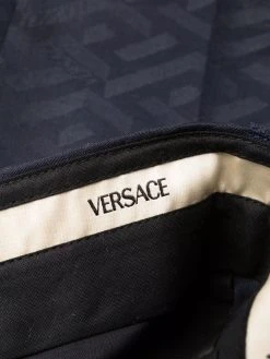 Versace pantalon de costume à motif monogrammé