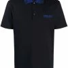 Versace polo en maille intarsia à manches courtes