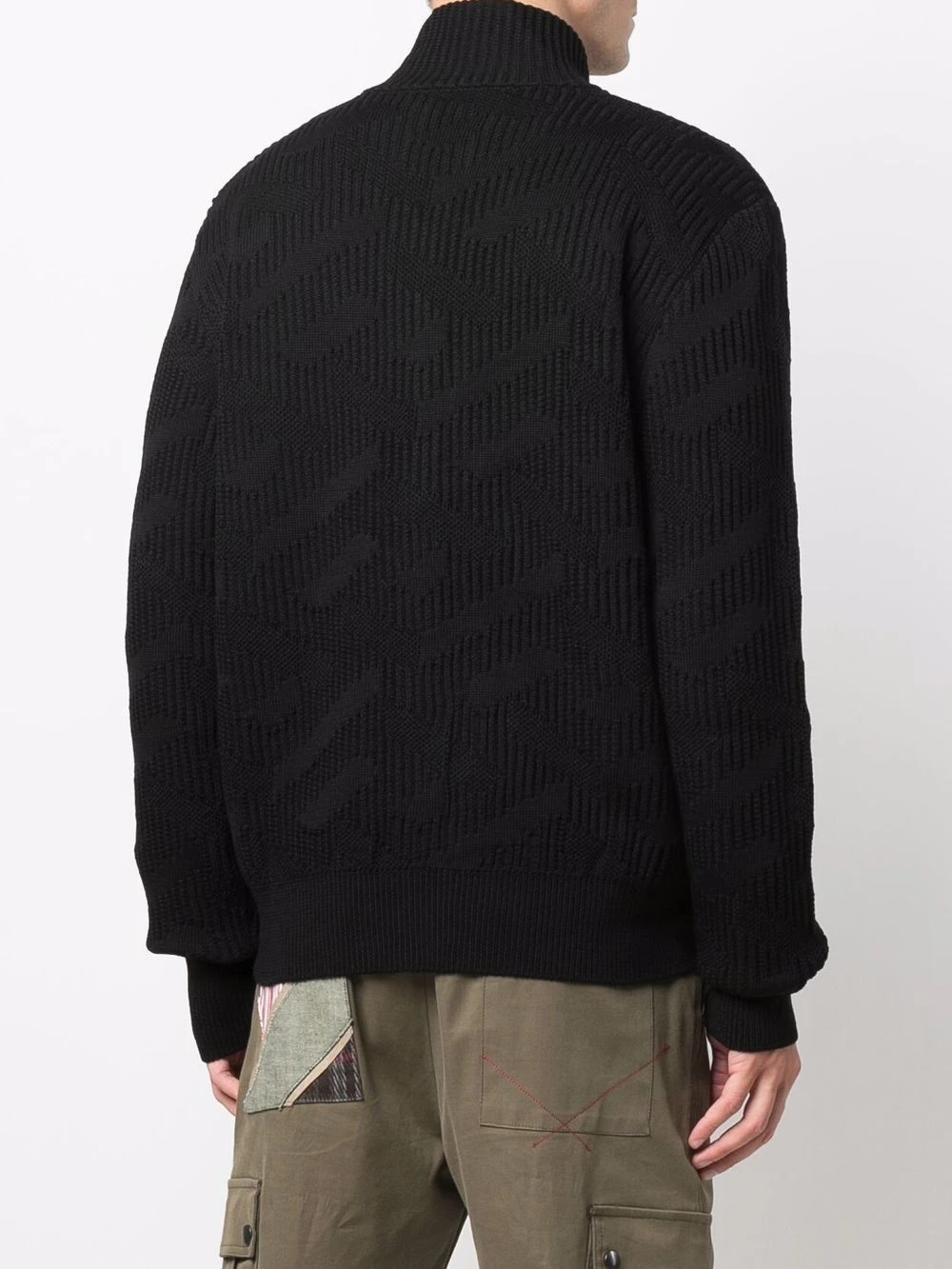 Versace Cardigan en maille nervurée Prix Distinctifs cardigans homme 6 Versace cardigan en maille nervurée