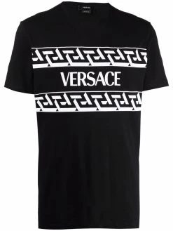 Versace t-shirt à logo imprimé