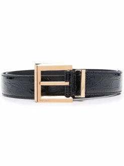 Versace ceinture à boucle carrée