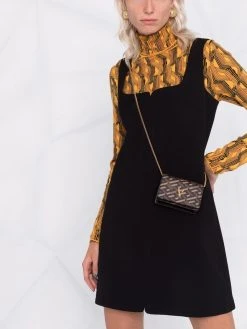 Versace robe courte à design sans manches