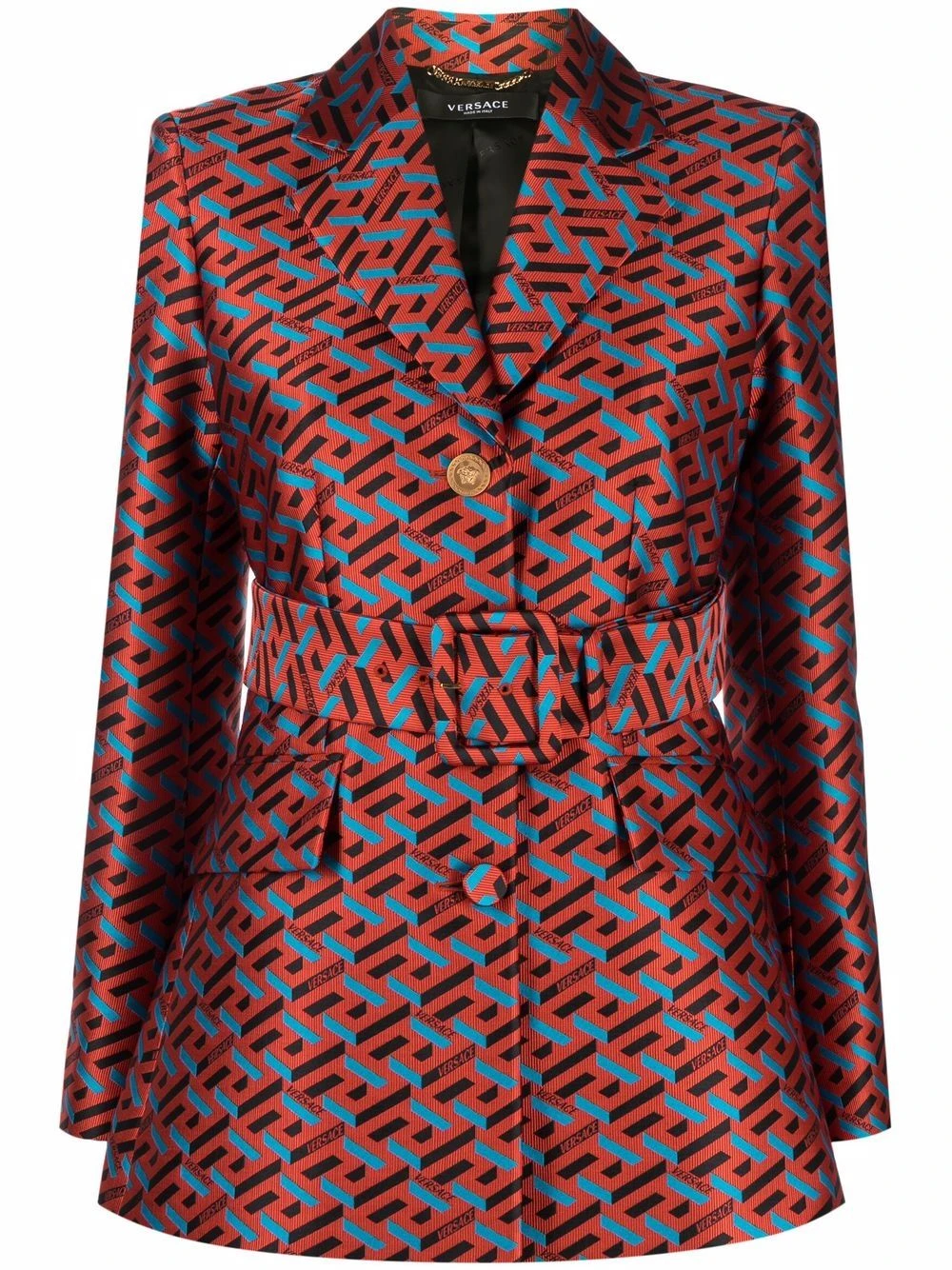 Versace Blazer à motif monogrammé en jacquard Prix Exclusifs blazers femme 3 Versace blazer à motif monogrammé en jacquard