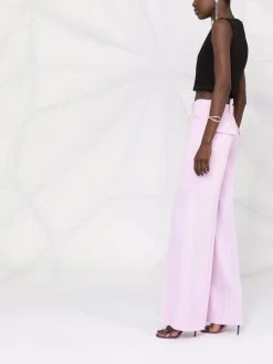 Versace haut crop zippé