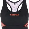Versace brassière de sport à logo imprimé