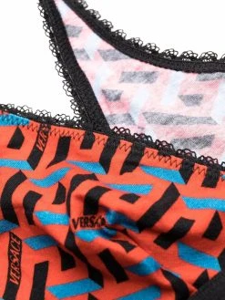 Versace Brassière imprimée La Greca Prix Légers soutiens-gorge femme 7 Versace brassière imprimée La Greca